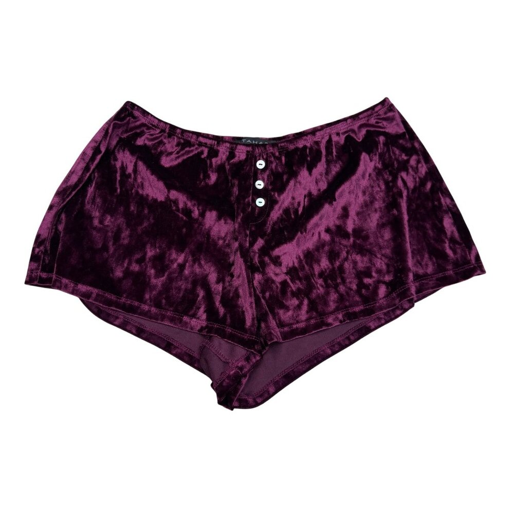 Tahari Women's Velvet 2pc Sleepwear Set Pajama, Size M - Picture 9 of 14